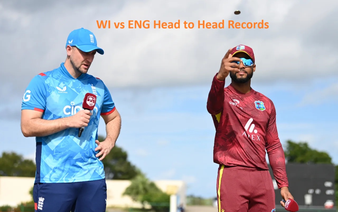 WI vs ENG Head to Head Records