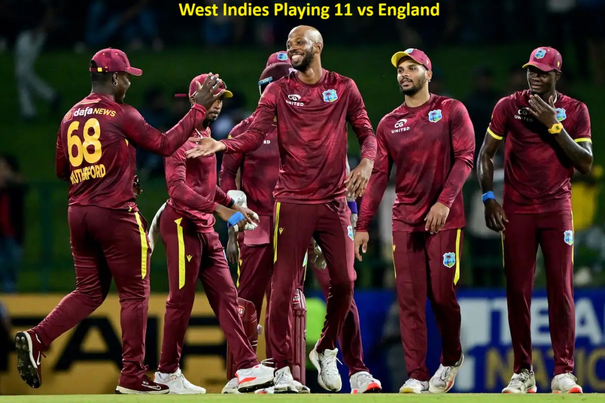 West Indies Playing 11 vs England